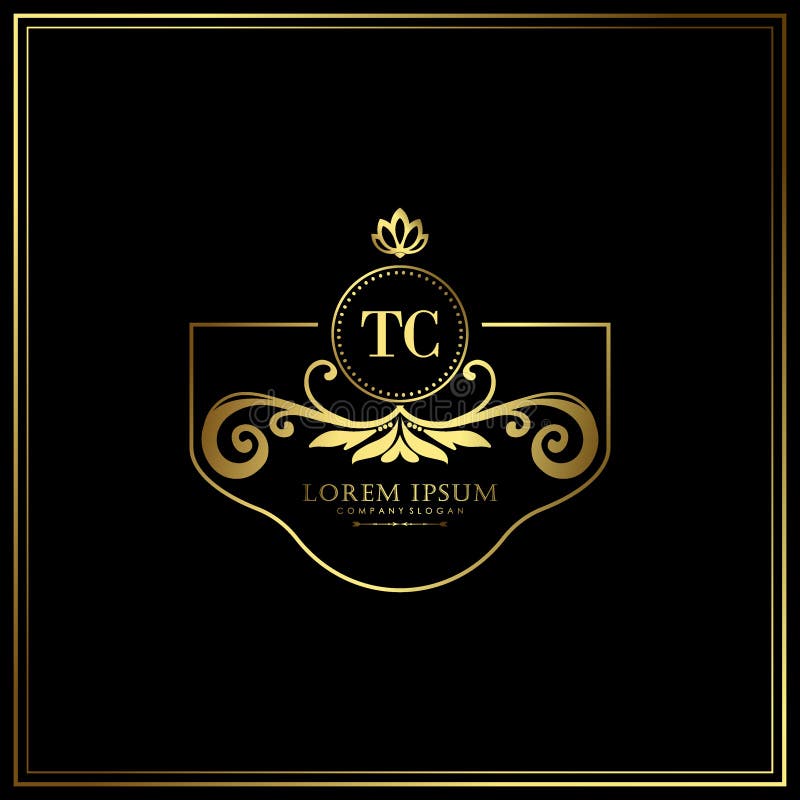 Tc Initial Letter Luxury Logo Template In Vector Art For Restaurant,  Royalty, Boutique, Cafe, Hotel, Heraldic, Jewelry, Fashion Stock Vector -  Illustration Of Logo, Classy: 224472859