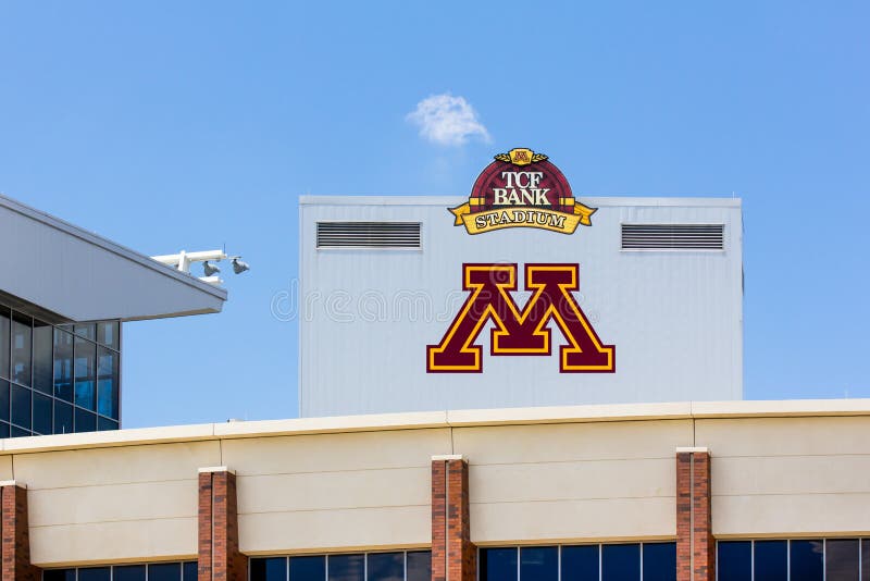 MINNEAPOLIS, MN/USA - JUNE 24, 2014: TCF Bank Stadium on the campus of the University of Minnesota. TCF Bank is an outdoor stadium and home to the Minnesota Golden Gophers football team.