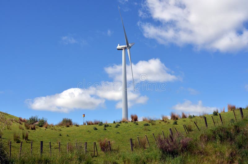 Te Apiti Wind Farm in Palmerston North, New Zealand