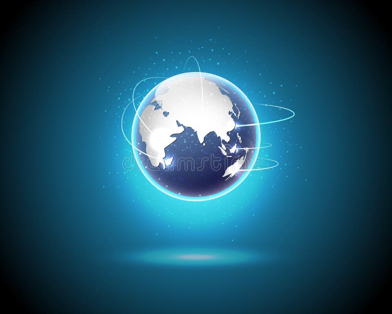 Te des informations sur les données du monde grand de connexion globale de réseau Internet illustration de vecteur Te des informations sur les données du monde grand de connexion globale de réseau Internet illustration de vecteur
