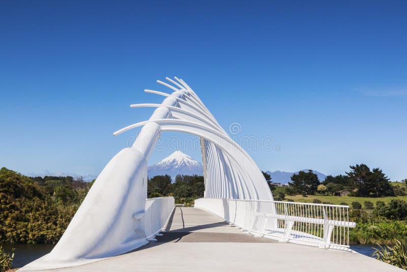 Te Rewa Rewa Bridge, nouveau Plymouth, Nouvelle-Zélande photo libre de droits Te Rewa Rewa Bridge, nouveau Plymouth, Nouvelle-Zélande photo libre de droits