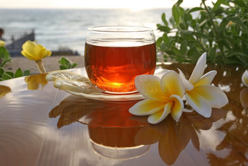 Cup of tea on the sea