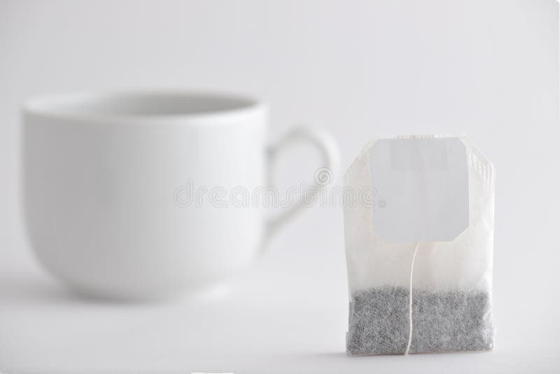 Tea bag and cup stock image. Image of leaves, high, brew 18333705