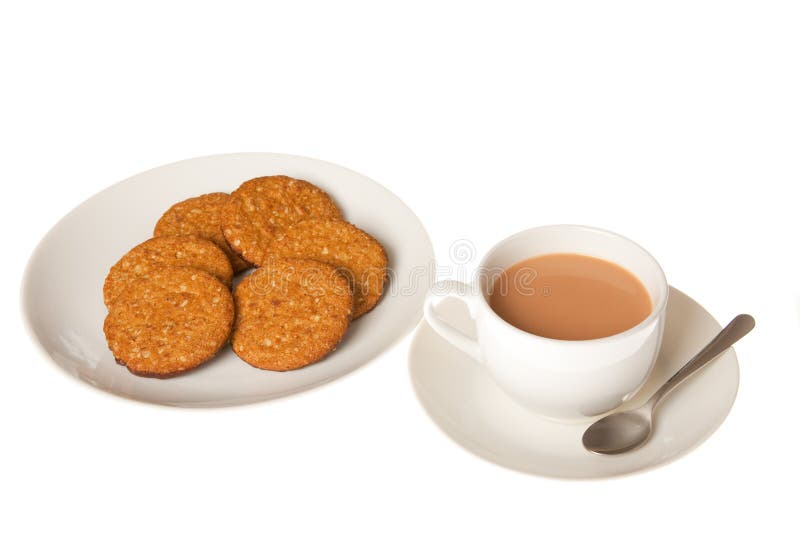 Tea and Biscuits stock image. Image of wheat, saucer 26242165