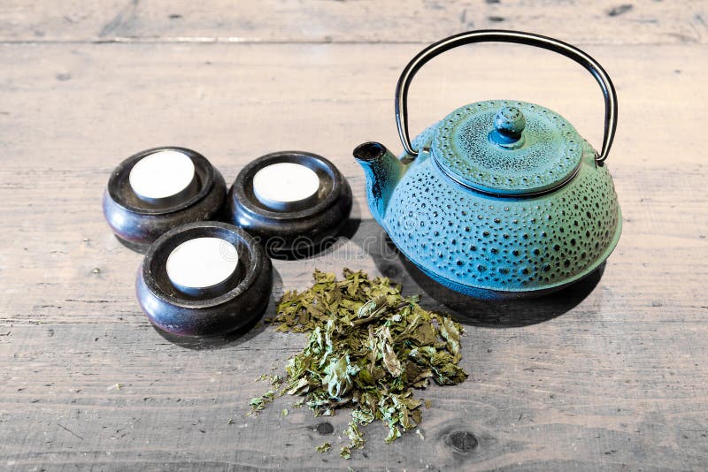 Tea and candles stock photo. Image of aroma, herbal, beverage 44259630