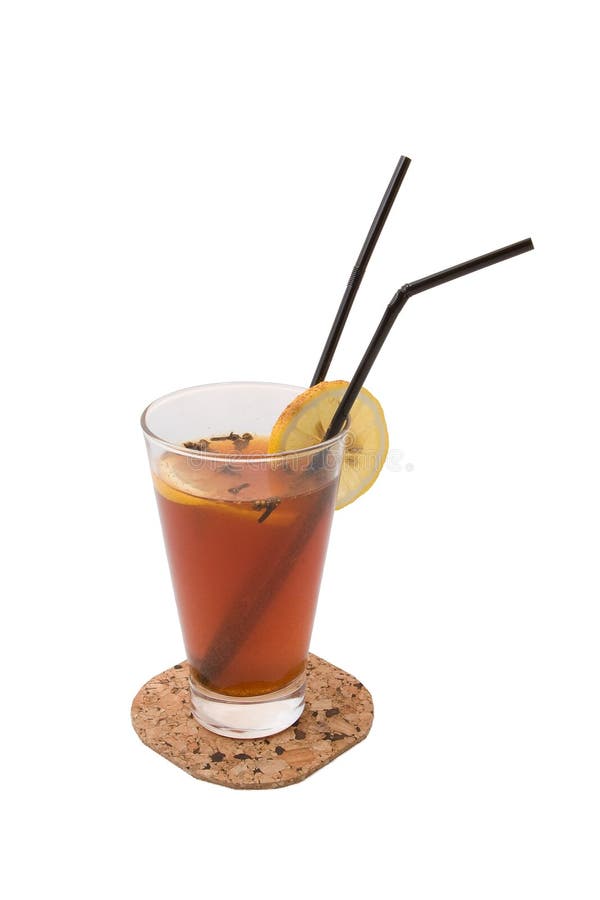 Tea Cocktail stock photo. Image of garnish, spirits, colorful 2689960