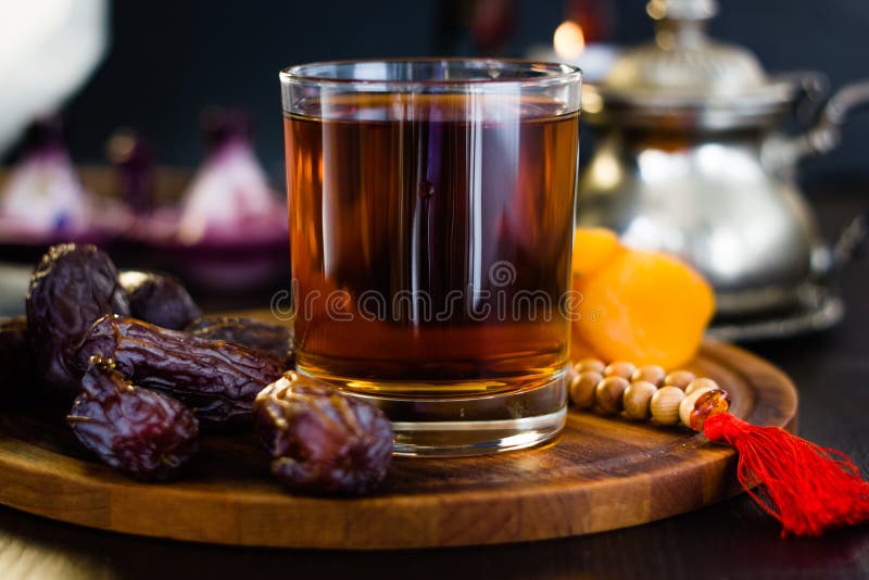 Tea or Coffee for Iftar on Ramadan Month Stock Photo Image of islamic
