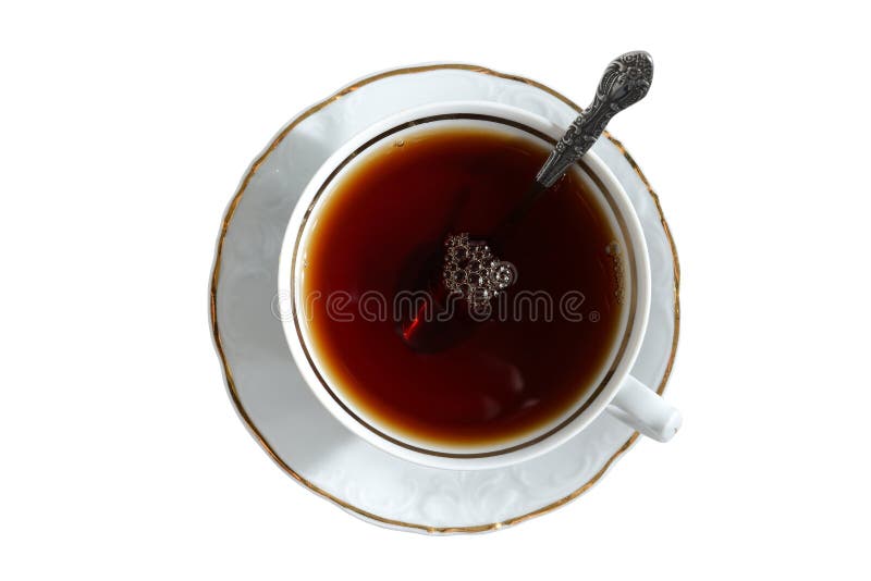 Tea cup stock photo. Image of refreshment, flowers, breakfast 189758982