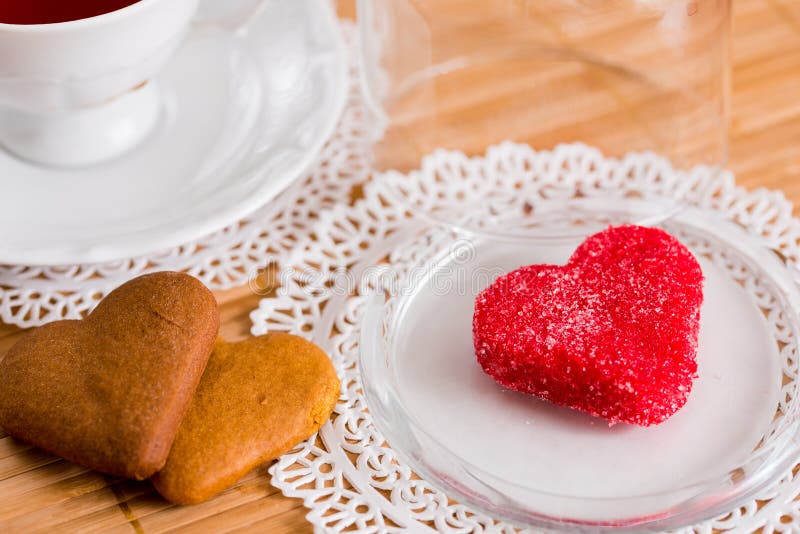 A Cup of Tea with Biscuits and Sugar Stock Photo Image of food, traditional 18882806