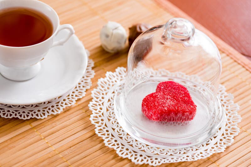 A Cup of Tea with Biscuits and Sugar Stock Photo Image of food, traditional 18882806
