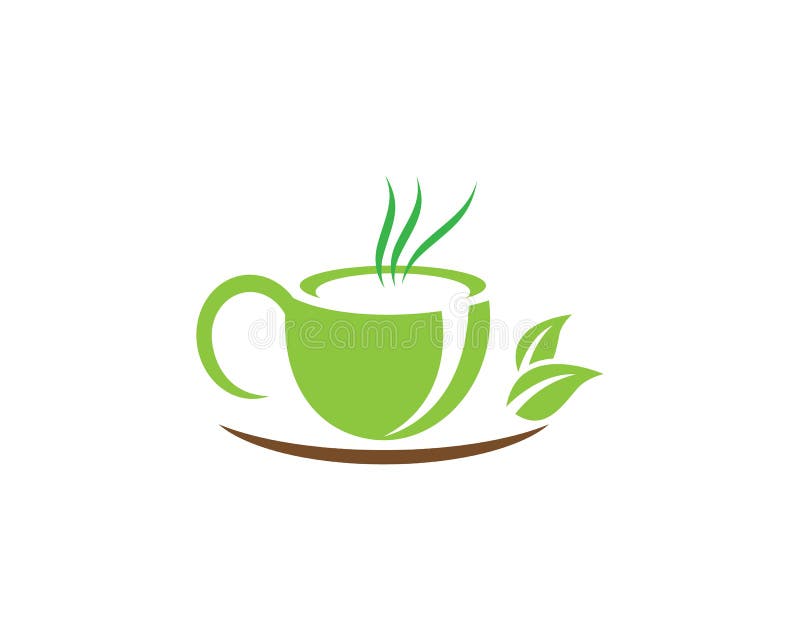 Tea cup logo template stock vector. Illustration of graphic 117841142