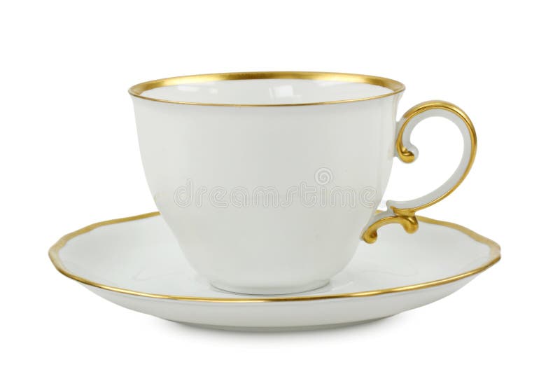 Elegant tea cups stock image. Image of beverage, breakfast 17467403