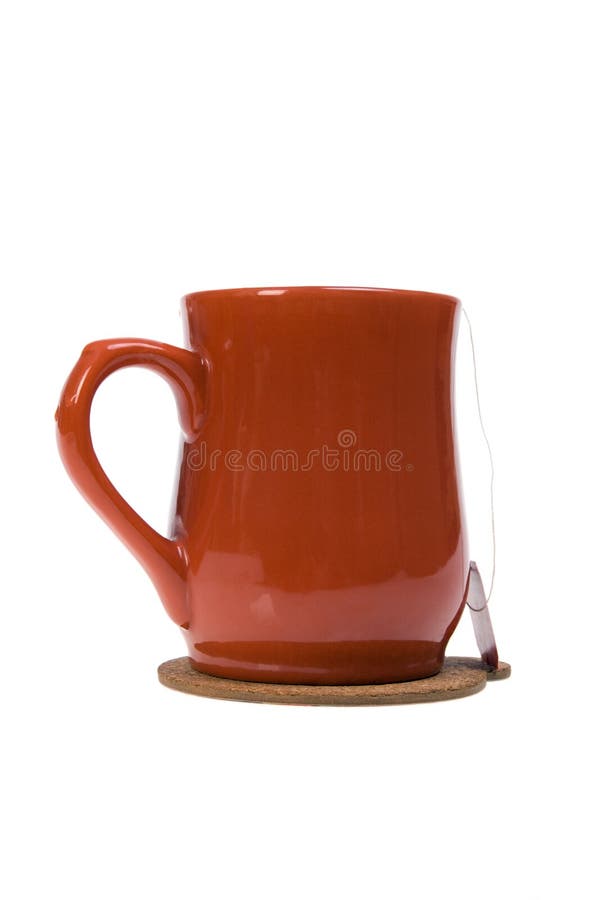 Tea cup with tea bag stock photo. Image of color, teabag 15275852