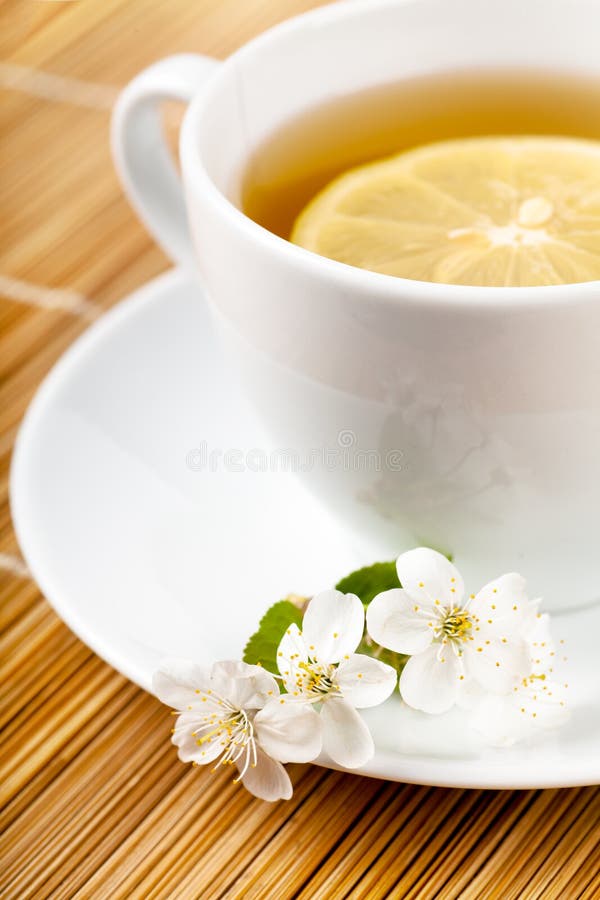 Tea with flower