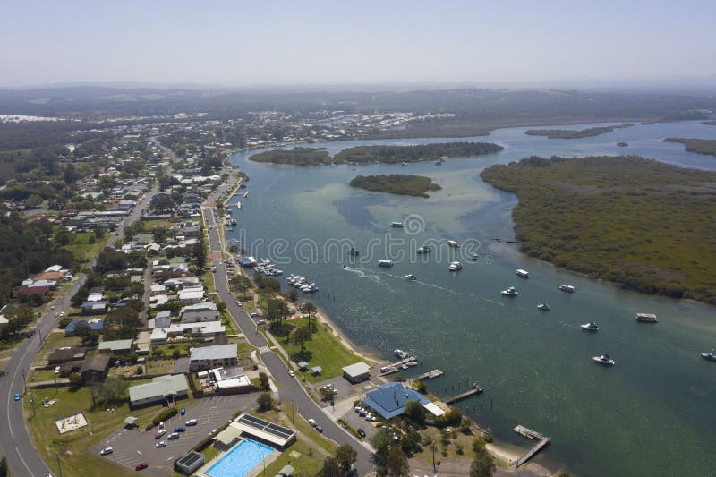 Tea Gardens at Port Stephens NSW, Stock Photo Image of australia