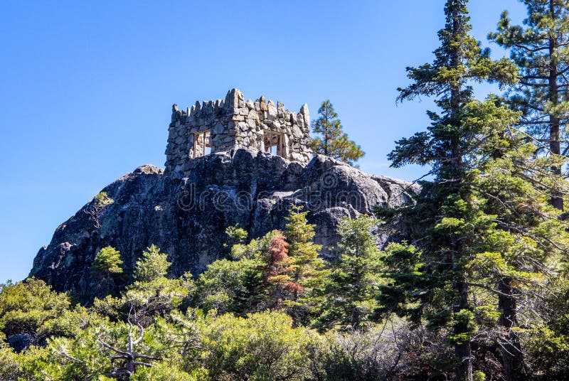 The Tea House in Emerald Bay, on a small Island in Lake Tahoe, California