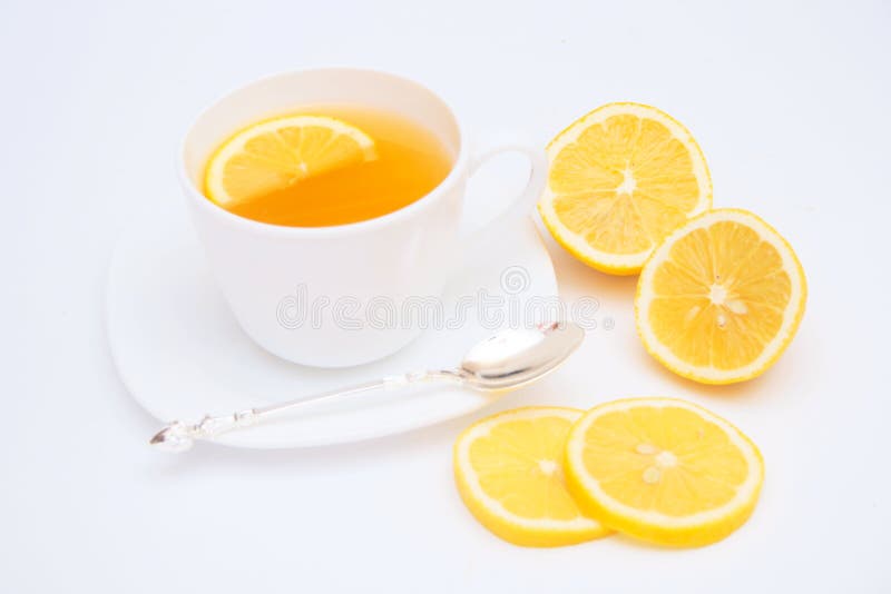 Tea with lemon.