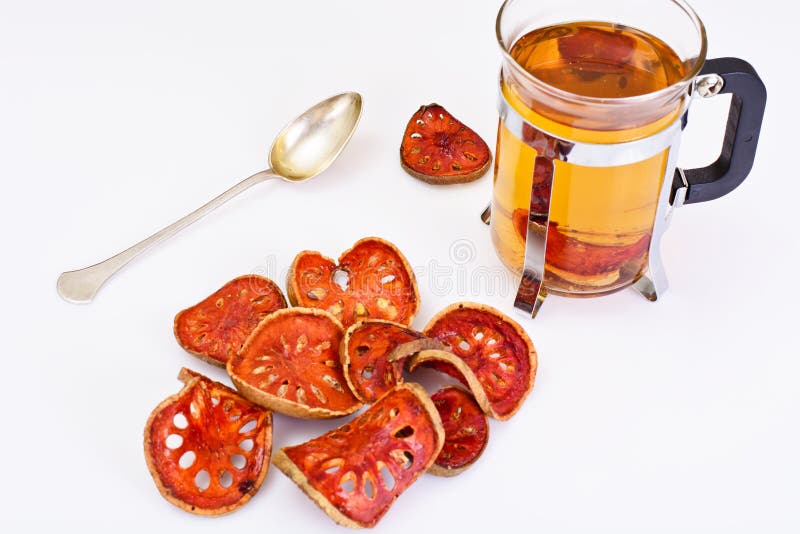 Tea Matum, Wood Apple stock image. Image of marmelos 73982167