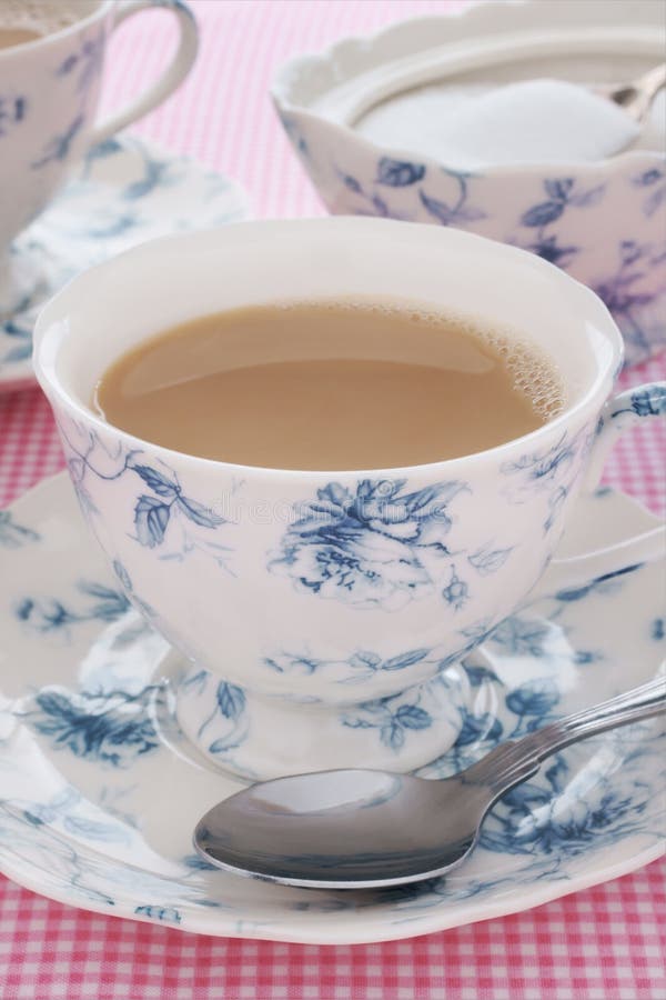 Traditional Drink England Hot Milk Tea Stock Photos Free & Royalty