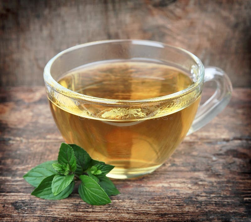 Tea with mint stock photo. Image of beverage, heat, freshness 27191002