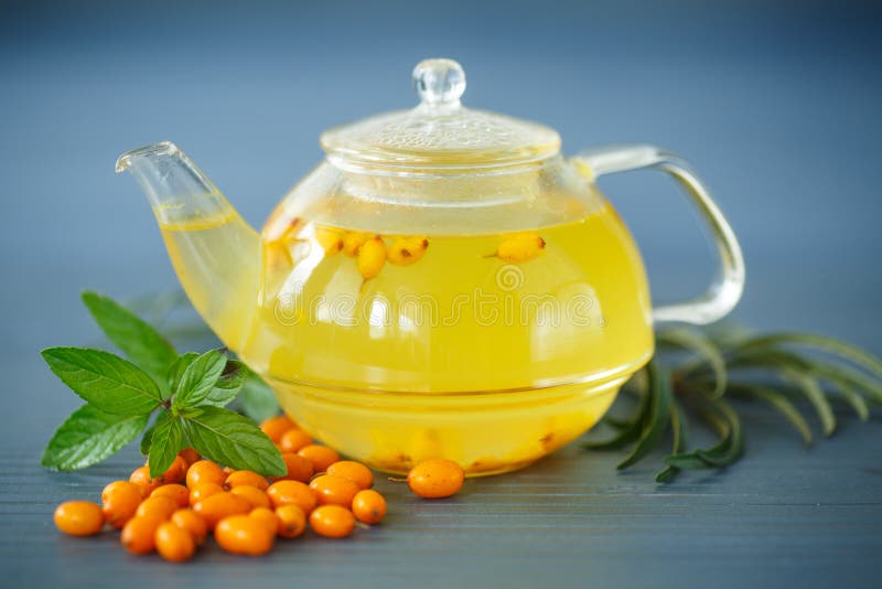 Tea with sea buckthorn