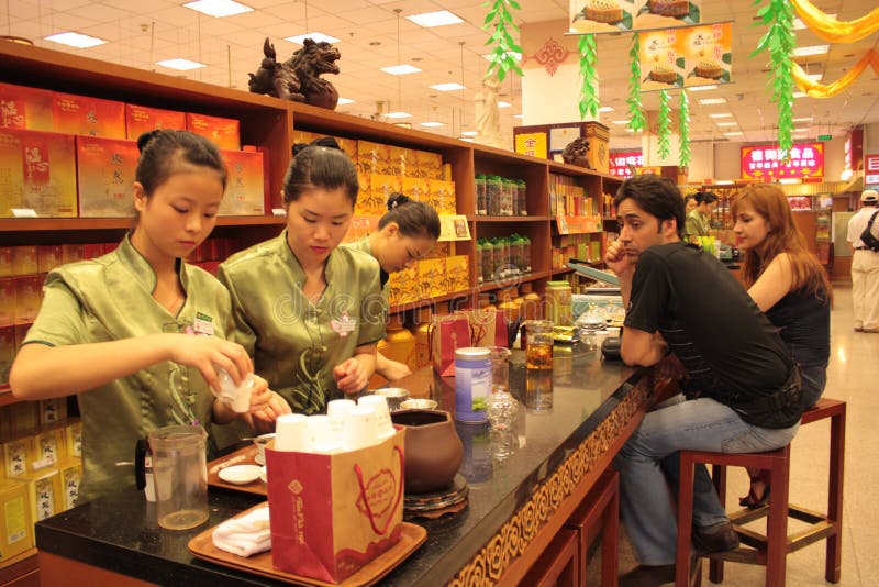 Tea shop in Beijing editorial photography. Image of fresh 15789887