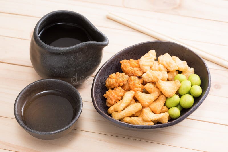Tea with snack stock image. Image of traditional, japan 49508353