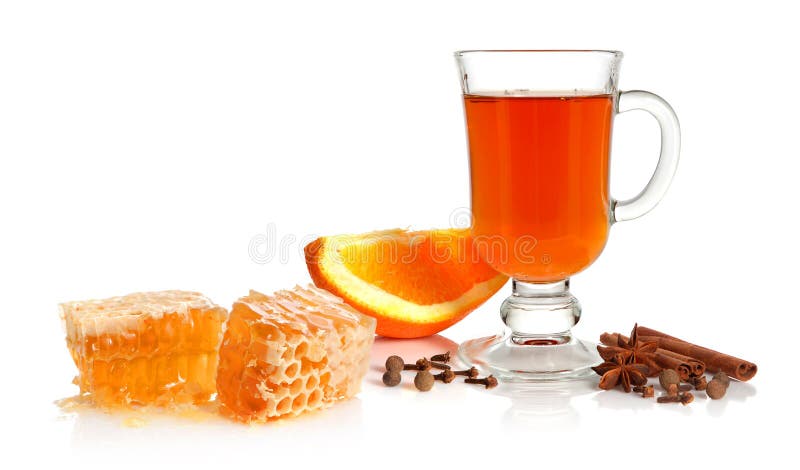 Tea, spice, orange and honey