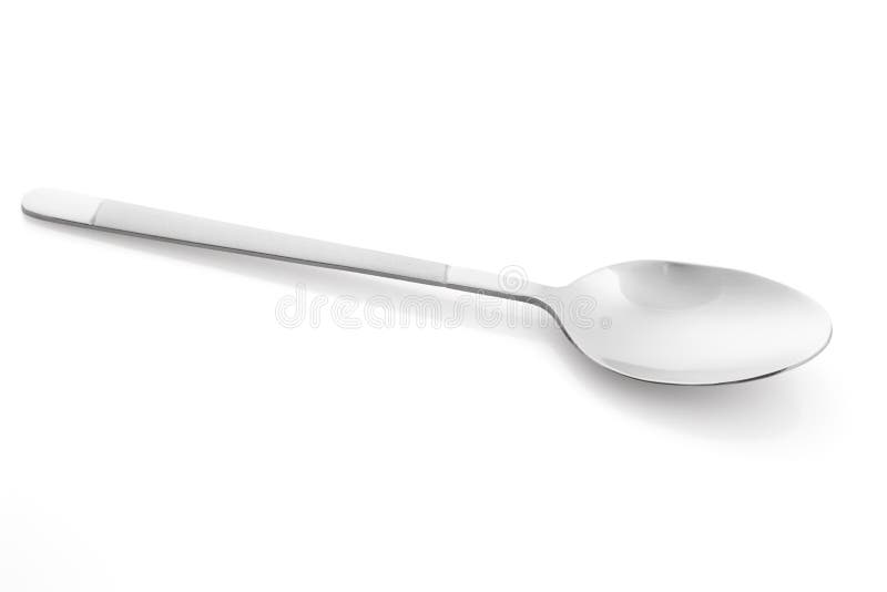 Yogurt on spoon stock photo. Image of food, isolated 28347476