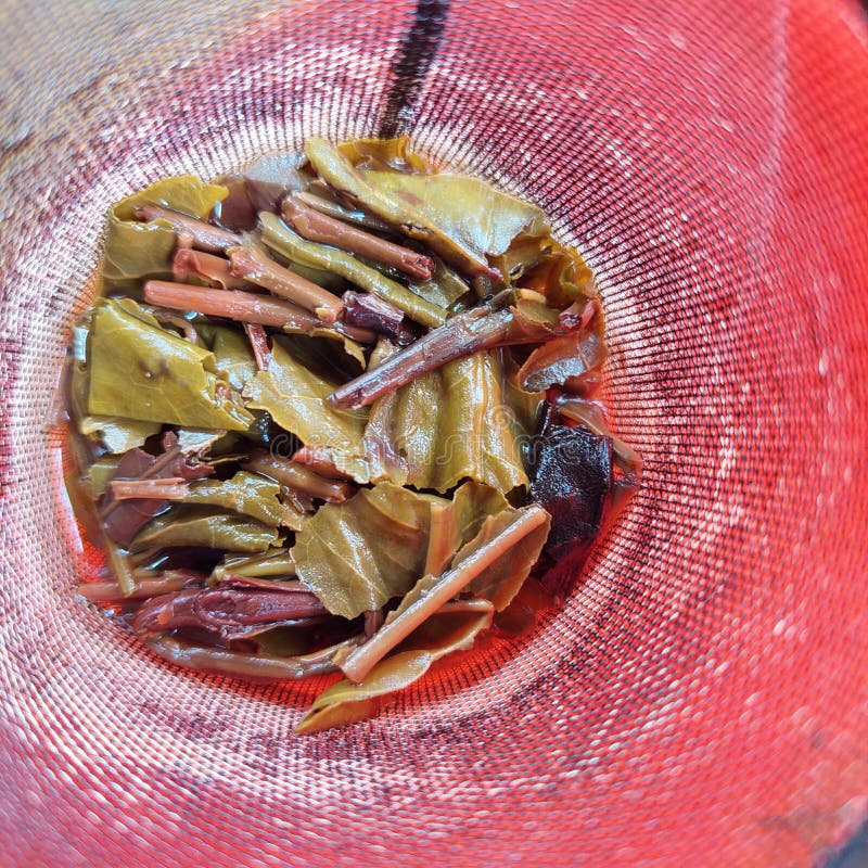 A Tea Strainer in the Form of a Wire Mesh Inside the Teapot Stock Image Image of strainer