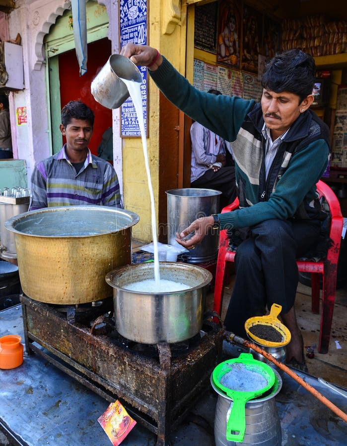 Tea vendor in India