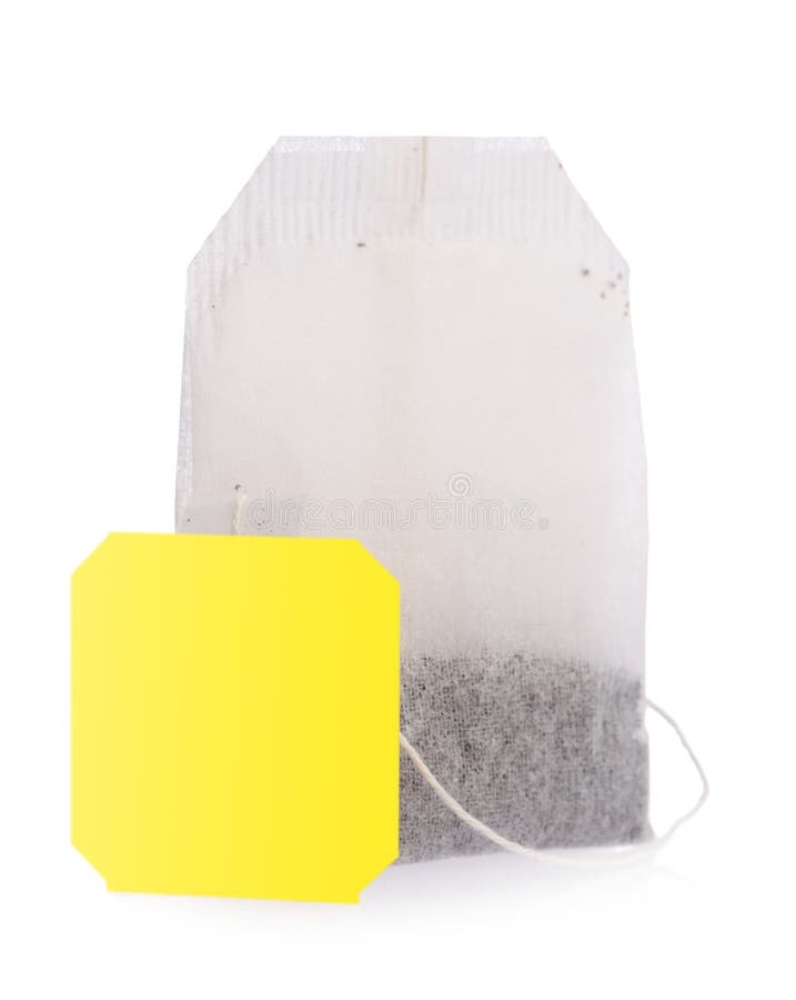 Teabag stock image