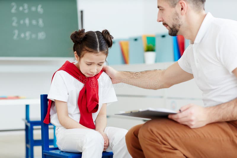 teacher and schoolgirl