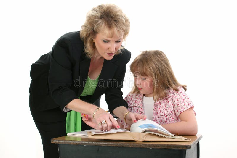 Teacher Helping Student One on One