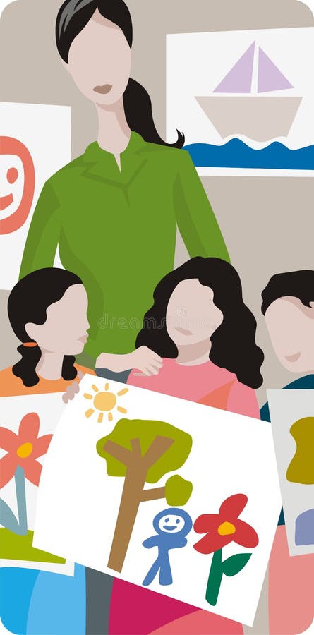 Download Teacher Illustration Series Stock Vector - Illustration of woman, primary: 2009544