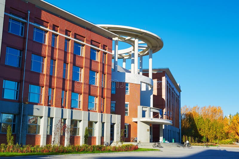 The teaching building sunrise