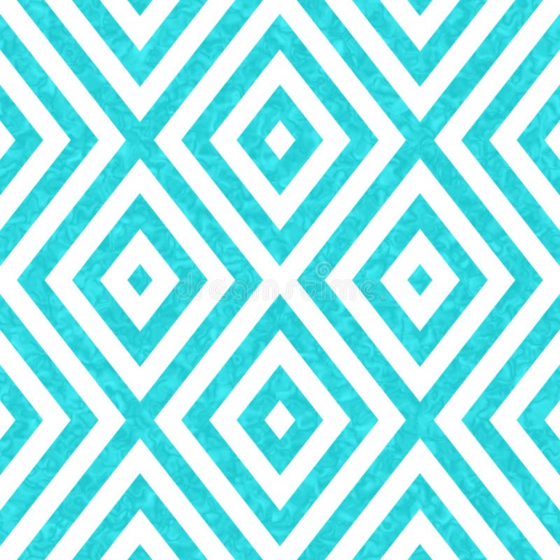 Teal concentric diamonds abstract geometric seamless textured pattern background stock illustration Teal concentric diamonds abstract geometric seamless textured pattern background stock illustration