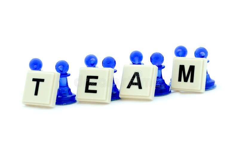 Team building vector illustration