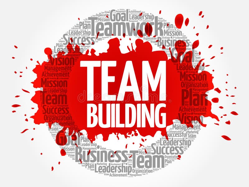 Team Building Word Cloud Stock Illustrations – 260 Team Building Word ...