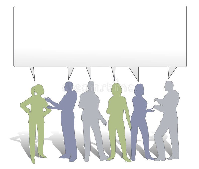 Team Collaboration Sharing Ideas Stock Illustration Illustration of