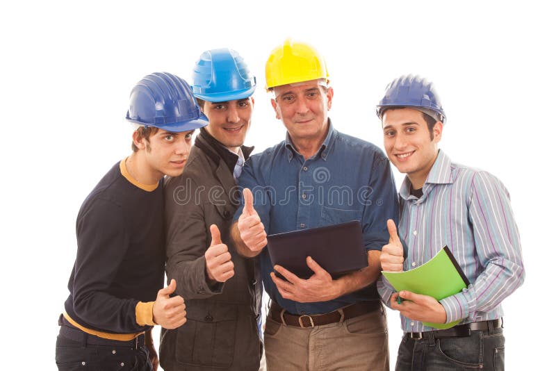 Team der Ingenieure lizenzfreie stockfotografie Team der Ingenieure lizenzfreie stockfotografie