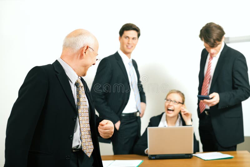 Team en Teamleader: succes stock fotografie Team en Teamleader: succes stock fotografie