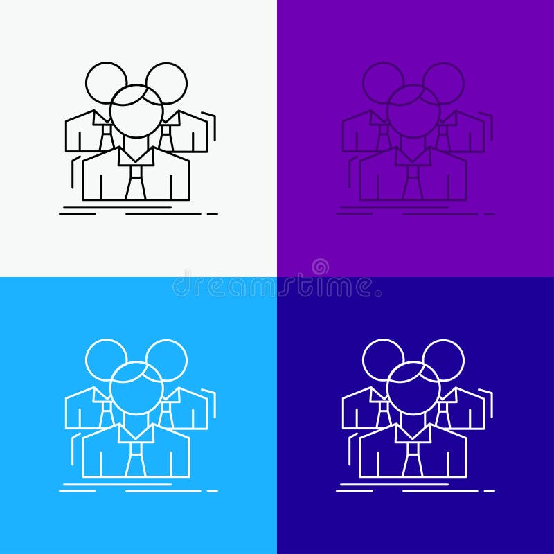 Team, groepswerk, Zaken, Vergadering, groepspictogram over Diverse Achtergrond r EPS 10 vector vector illustratie Team, groepswerk, Zaken, Vergadering, groepspictogram over Diverse Achtergrond r EPS 10 vector vector illustratie