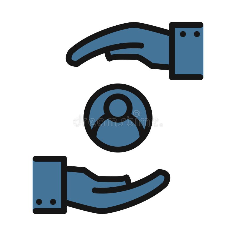 Team line isolated vector icon can be easily modified and edit royalty free illustration