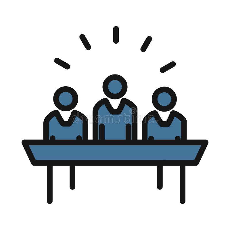 Team line isolated vector icon can be easily modified and edit vector illustration