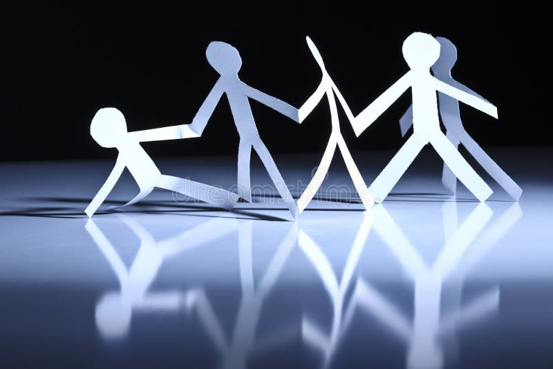 Team make business strong stock photo