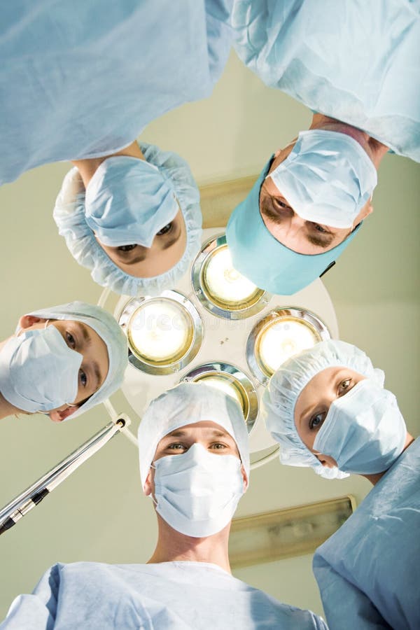 Team of medical staff stock photos