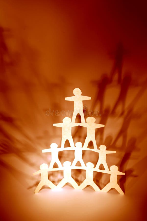 Team Support royalty free stock photography