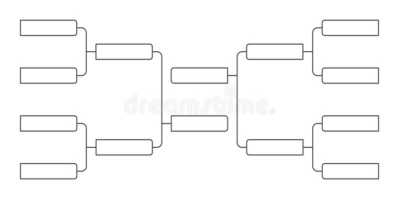 4 team tournament bracket championship template flat style design vector  illustration isolated on white background. Championship bracket schedule  for Stock Vector Image & Art - Alamy