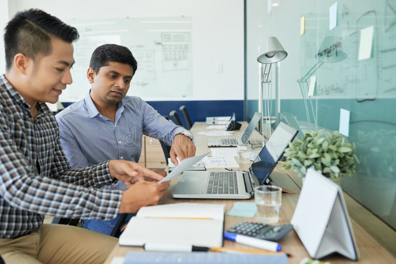 Team of UI and UX Designers stock images